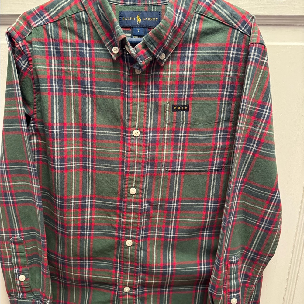 Ralph Lauren Plaid Button-Up Shirt